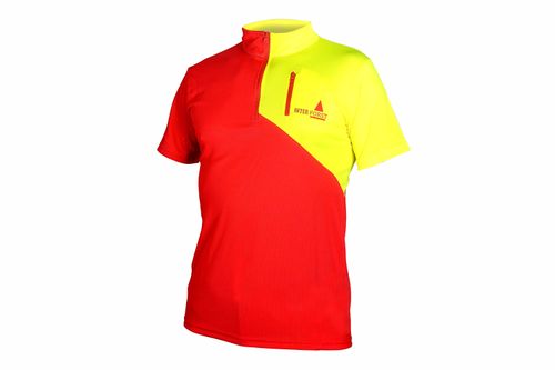 Funkční tričko IF krátký rukáv, červeno - žluté