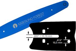 Harvestorová lišta IGGESUND BLUE Line 2710, 64 cm, .404", 2 mm