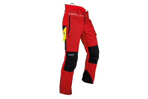Protipořezové kalhoty PFANNER Ventilation, červené