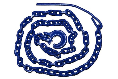 Řetězový úvazek modrý G100 7mm/ 2,5m, s jehlou