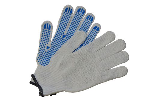 Pracovní rukavice s PVC terčíky