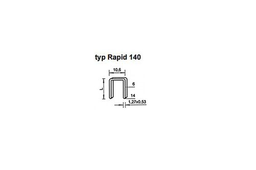 Sešívací spony RAPID 140/08 NK
